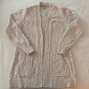 LL Bean cotton ragg sweater cardigan